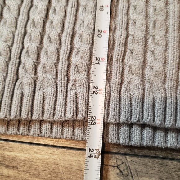 Karen Scott Cable Knit Henley Layered Look Sweater - Picture 7 of 7